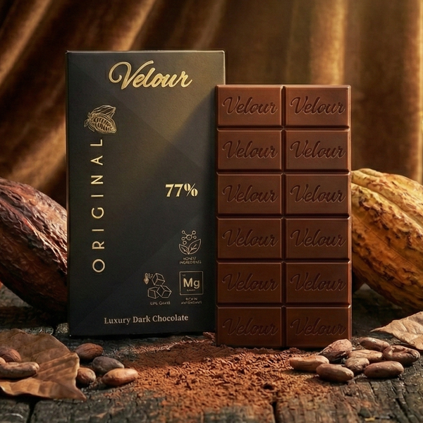 77% Dark Chocolate Bar- Original