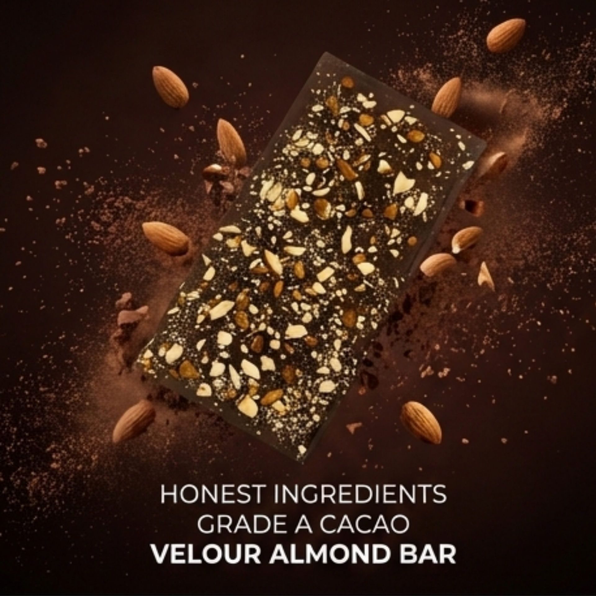 60% Almond Chocolate Bar