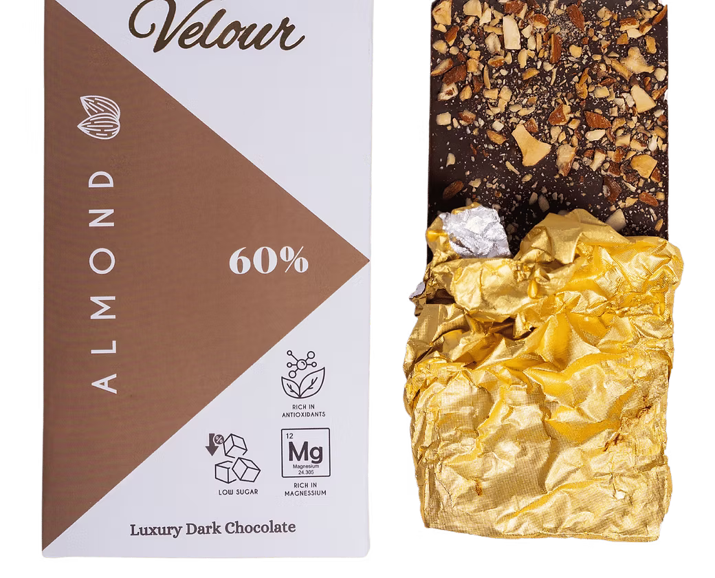 60% Almond Chocolate Bar