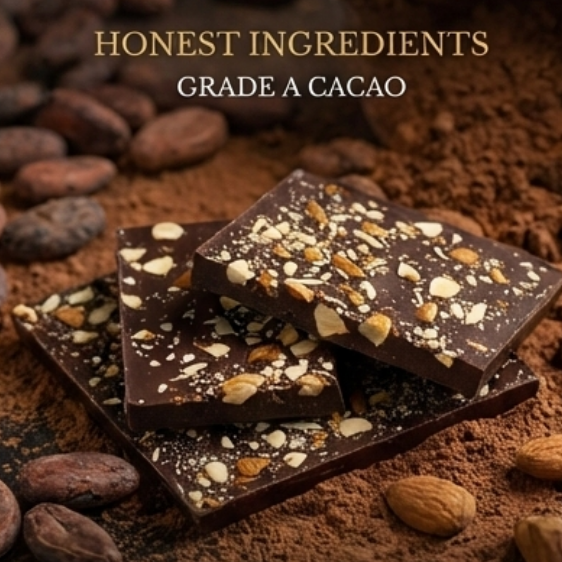 60% Almond Chocolate Bar