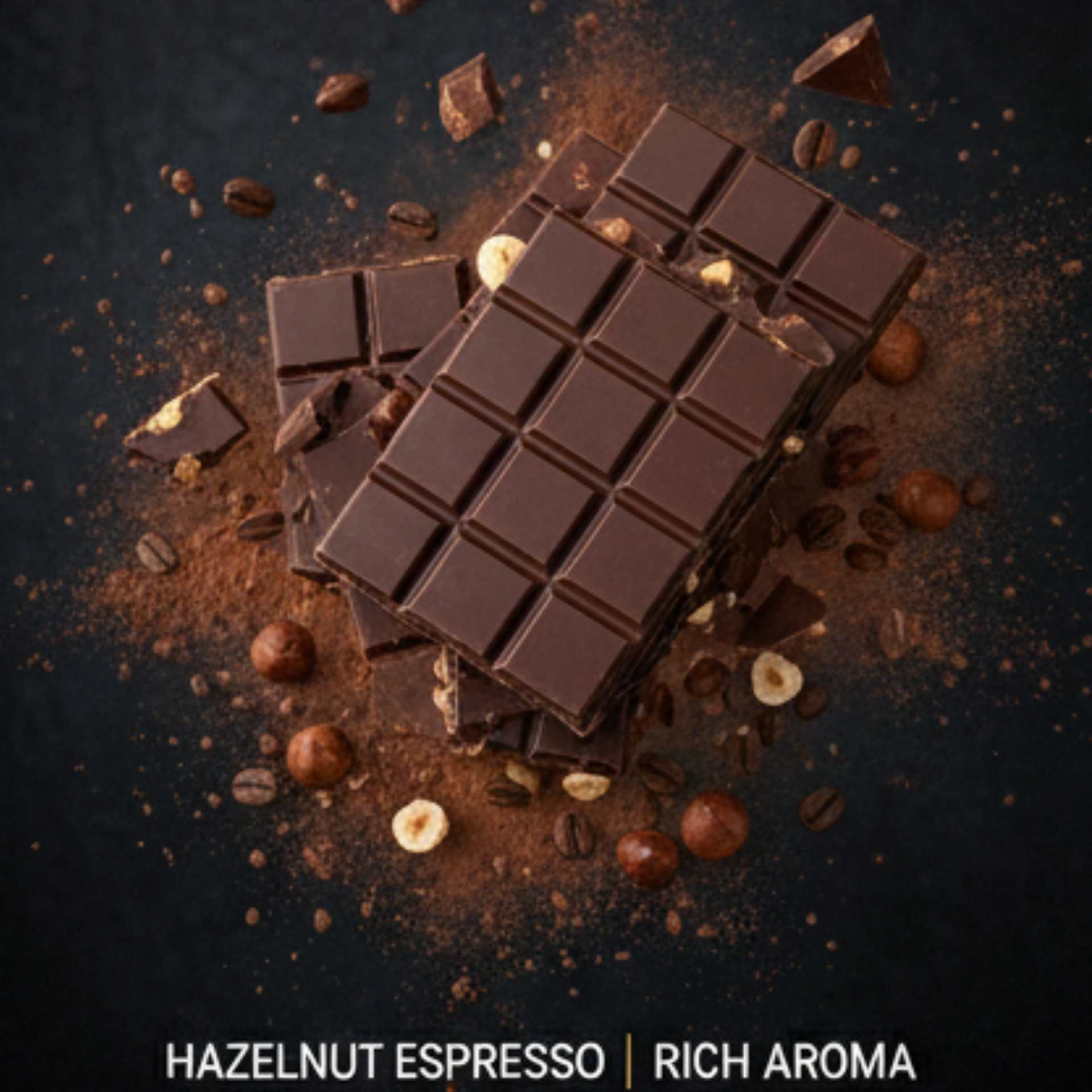60% Hazelnut Espresso Chocolate Bar