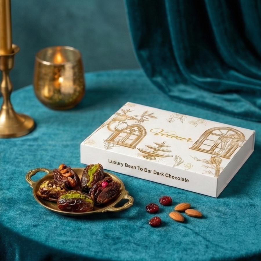 Medjool Dates Gift Box — No Refined Sugar, 12 Pieces