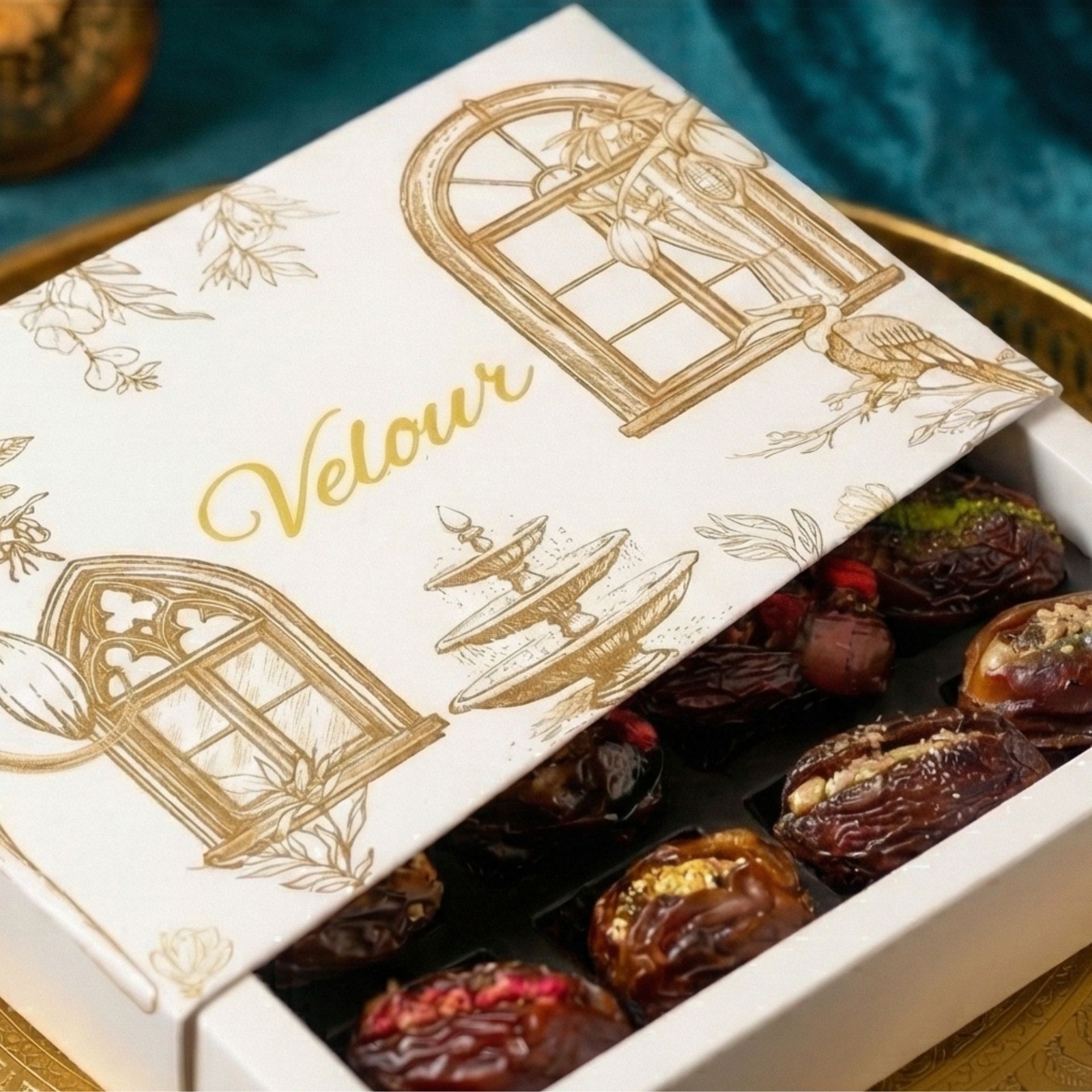 12 Stuffed Medjoul Dates Gift Box