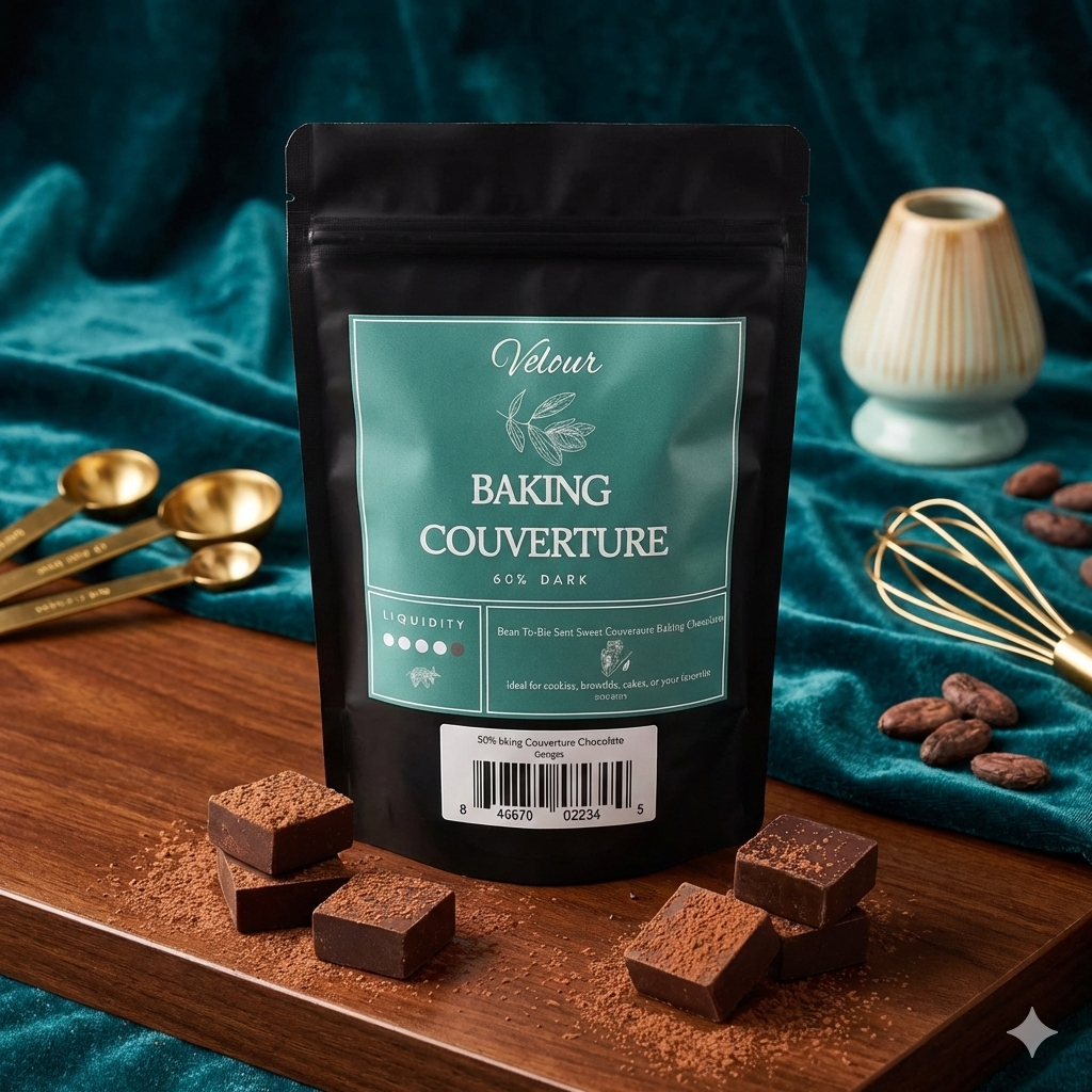 60% Baking Couverture Chocolate - Vegan (250gm)