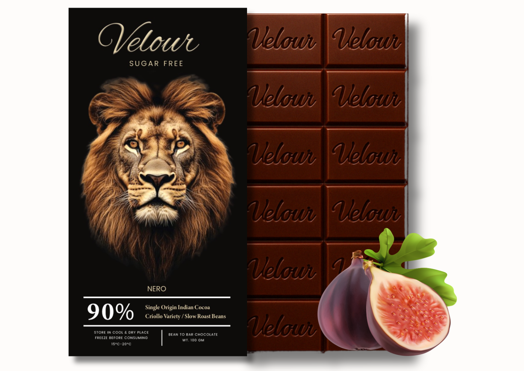 90% Dark Chocolate with Fig- Nero