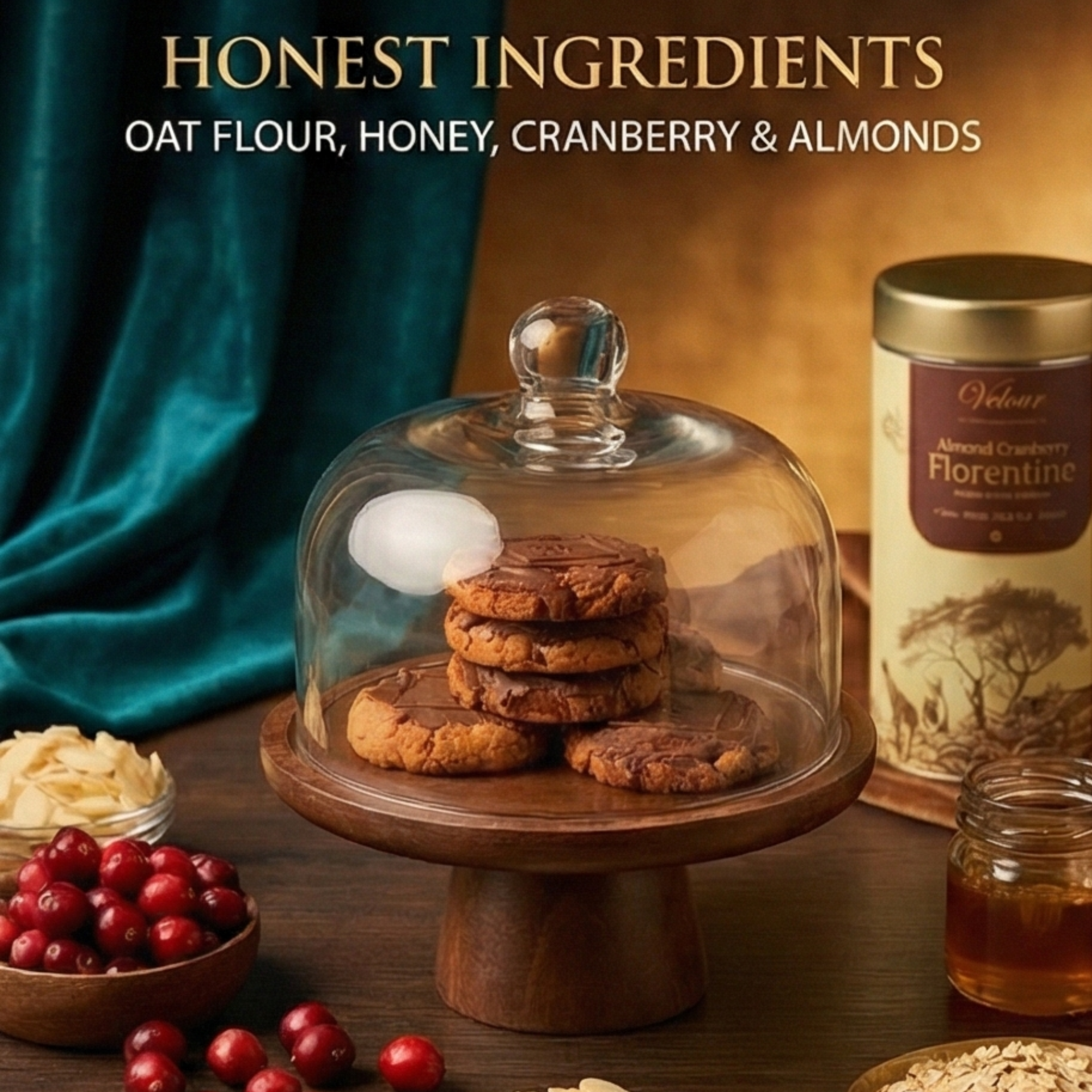 Florentine - Oat Cookies with Dark Chocolate