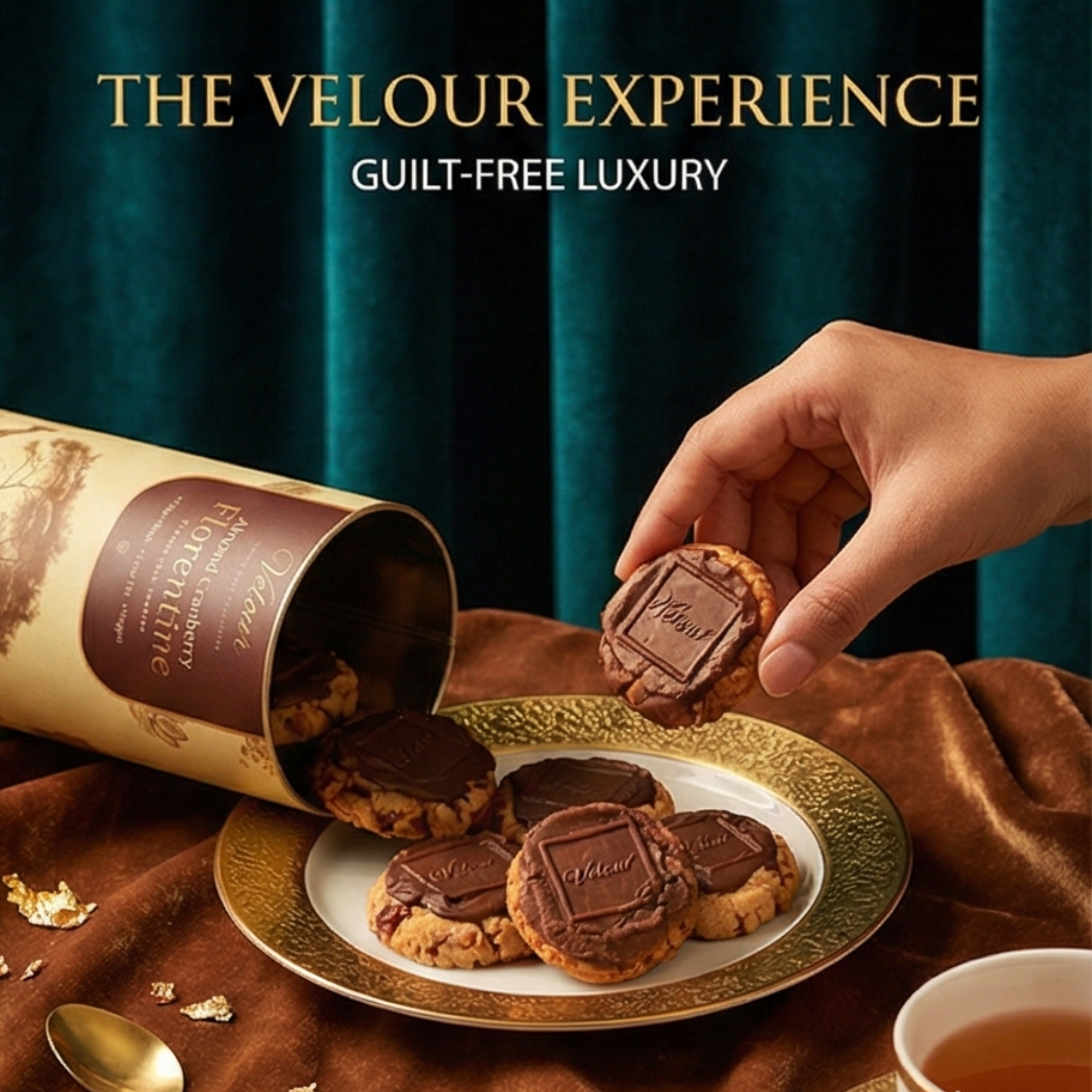 Florentine - Oat Cookies with Dark Chocolate