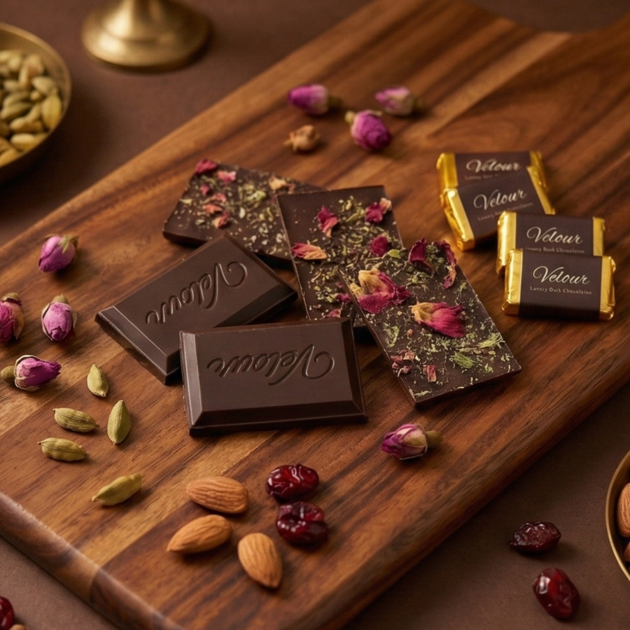 Assorted Vegan Dark Chocolate Minis — Gift Box of 32