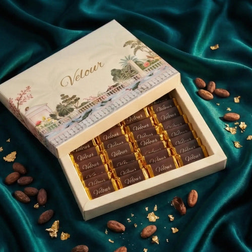 Assorted Vegan Dark Chocolate Minis — Gift Box of 32