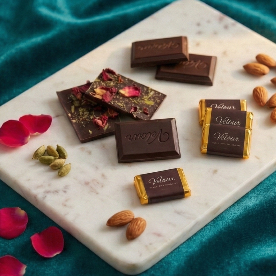 Assorted Vegan Dark Chocolate Minis — Gift Box of 32