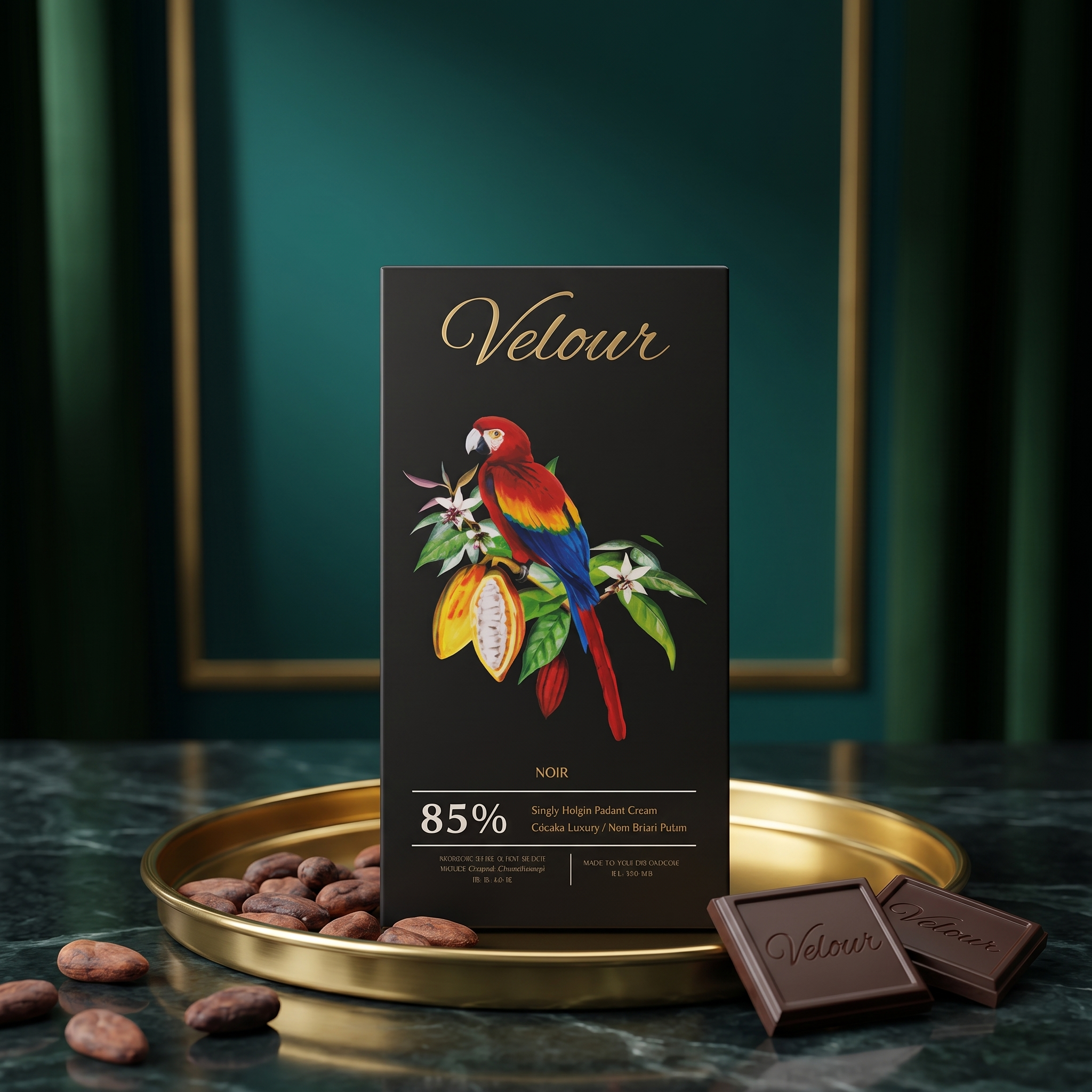 Complete Dark Chocolate Lover Gift Set — Florentine + London Almond Cookies + 90% & 85% Bars