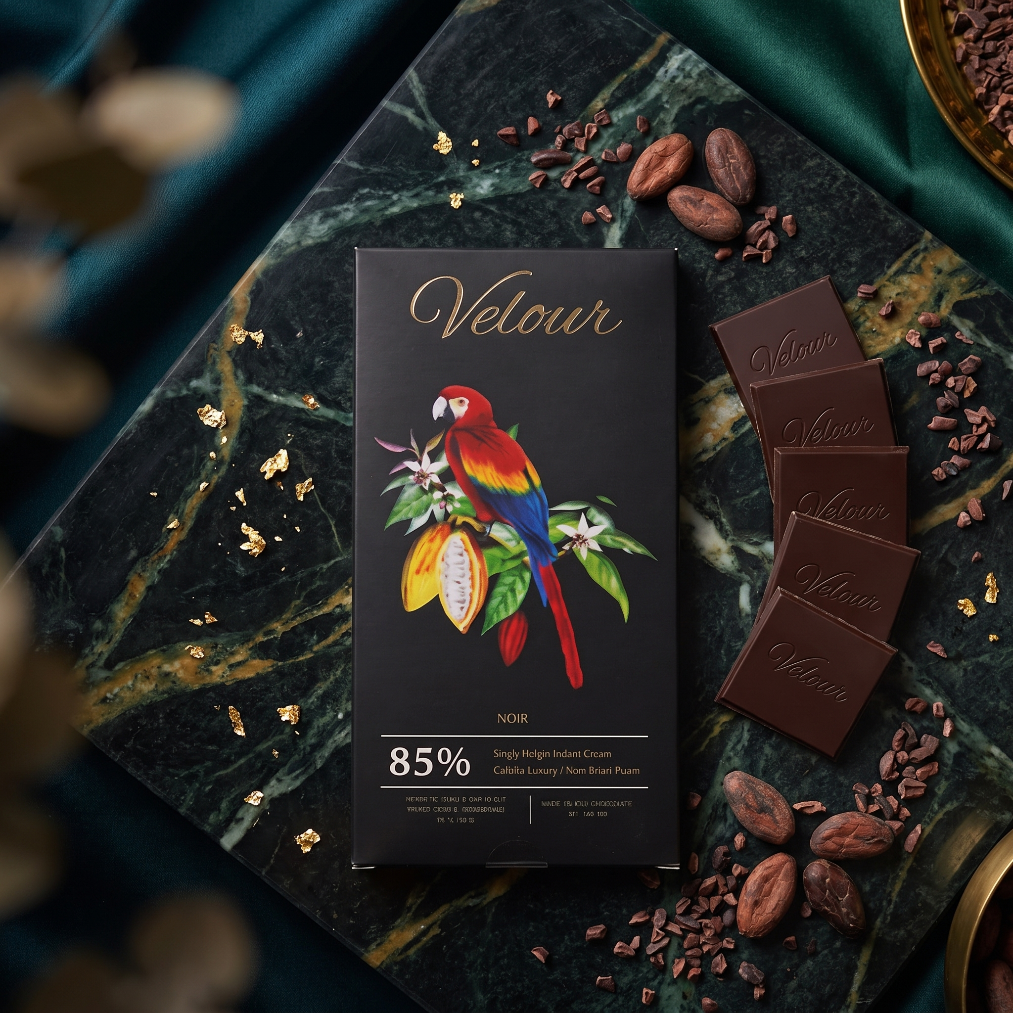 Complete Dark Chocolate Lover Gift Set — Florentine + London Almond Cookies + 90% & 85% Bars