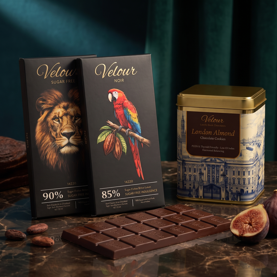 Healthy Snacking Luxury Bundle - London Almond Cookies + 85% & 90% Dark Bars