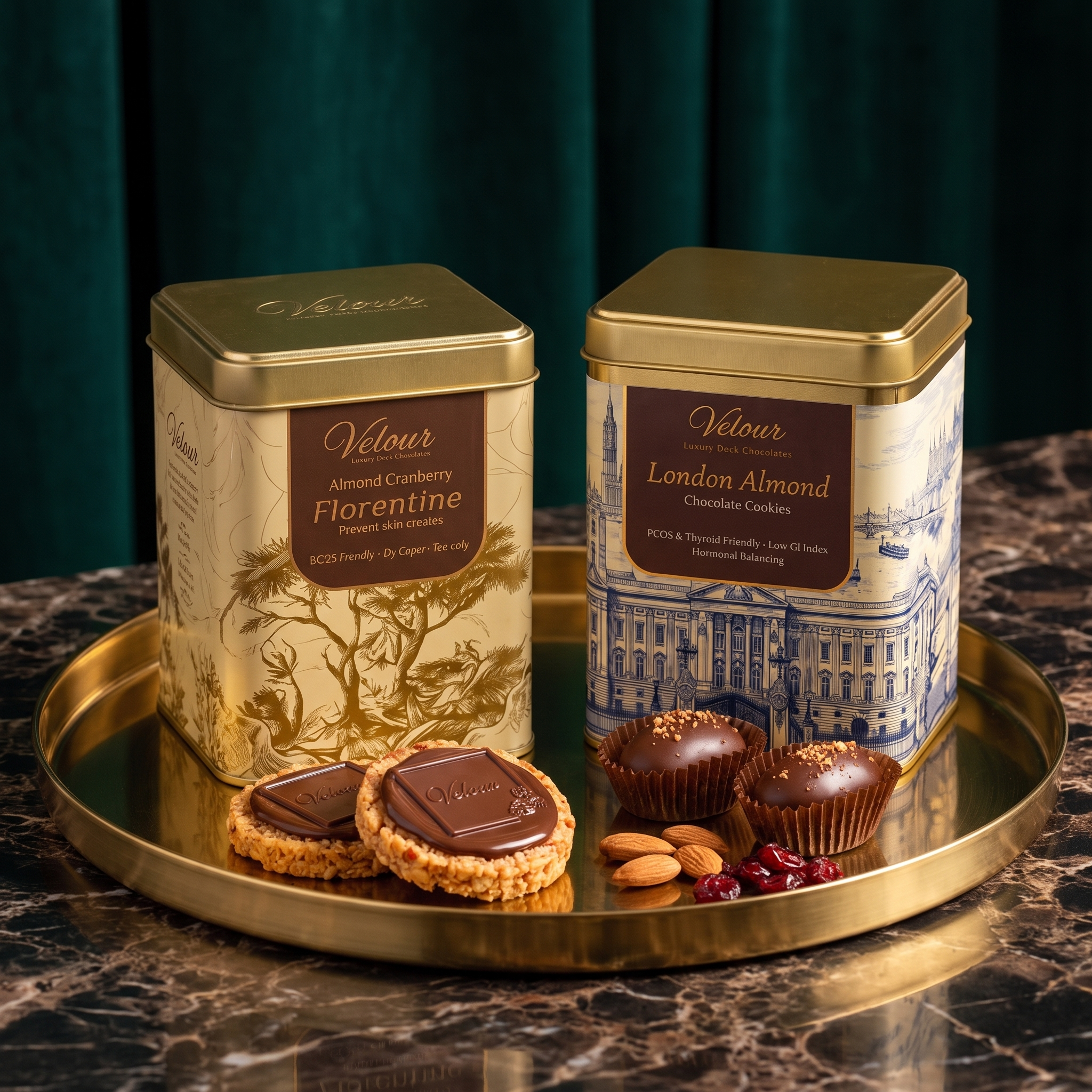 Hormonal-Friendly Cookie Bundle — Florentine & London Almond Cookies